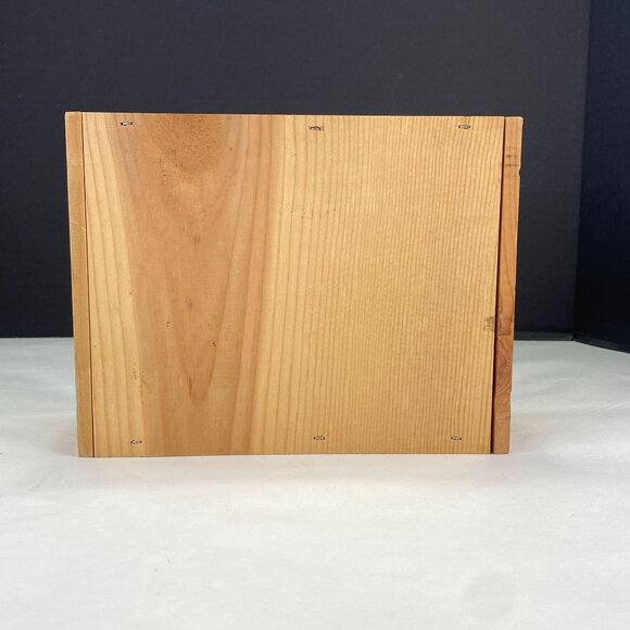 Vintage Kozlowski Farms Forestville CA Wood  Slide Top Box - Picture 6 of 11
